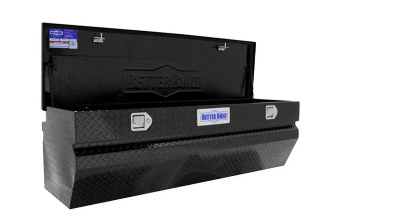 BETTER BUILT SINGLE LID STANDARD TRUCK TOOL BOX- BLACK - Image 2