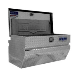 BETTER BUILT SINGLE LID STANDARD TRUCK TOOL BOX- SILVER