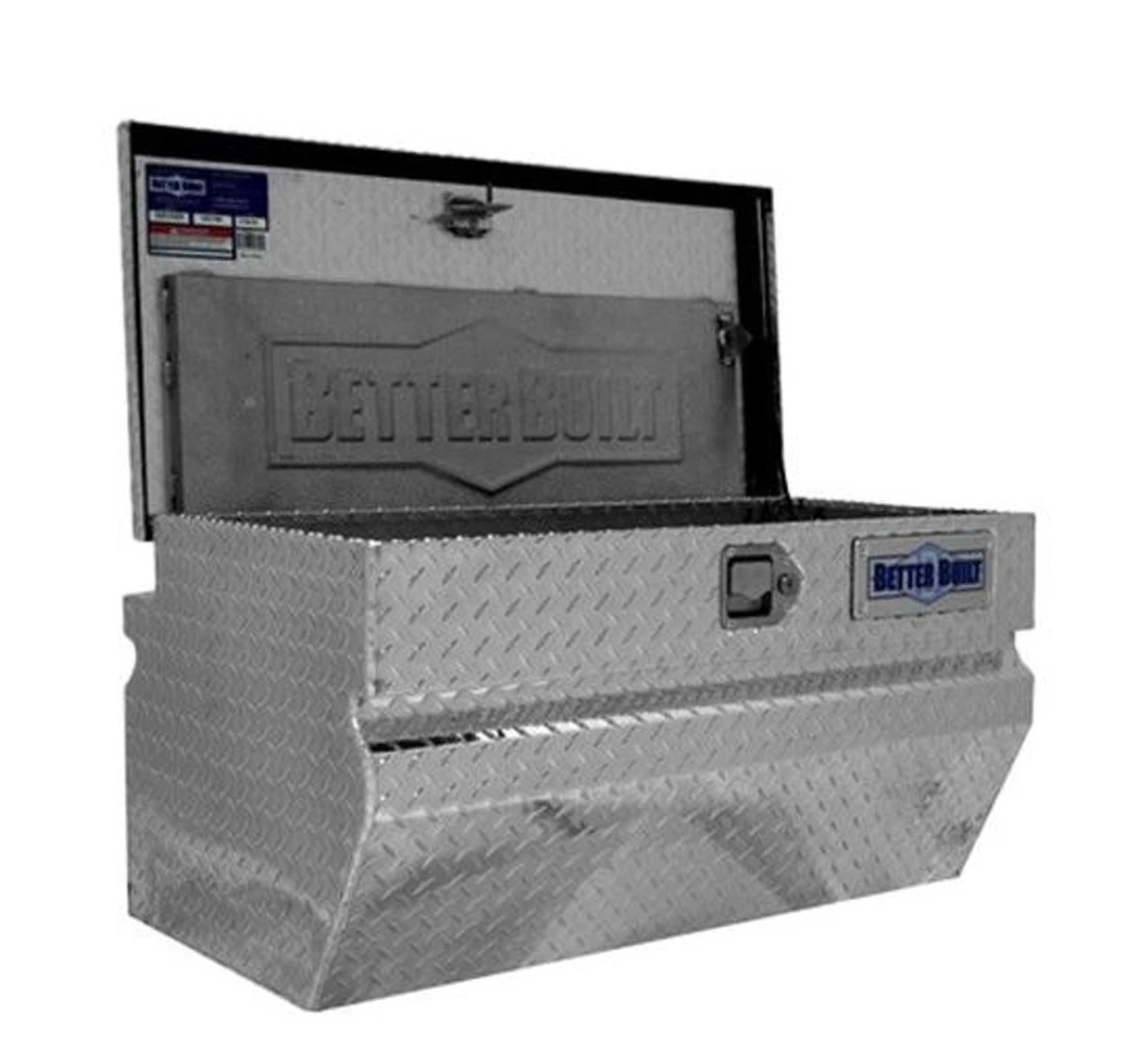 BETTER BUILT SINGLE LID STANDARD TRUCK TOOL BOX- SILVER