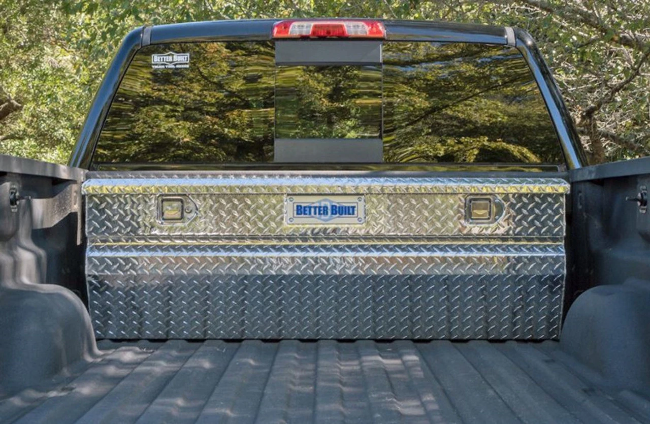 BETTER BUILT SINGLE LID STANDARD TRUCK TOOL BOX- SILVER - Image 2